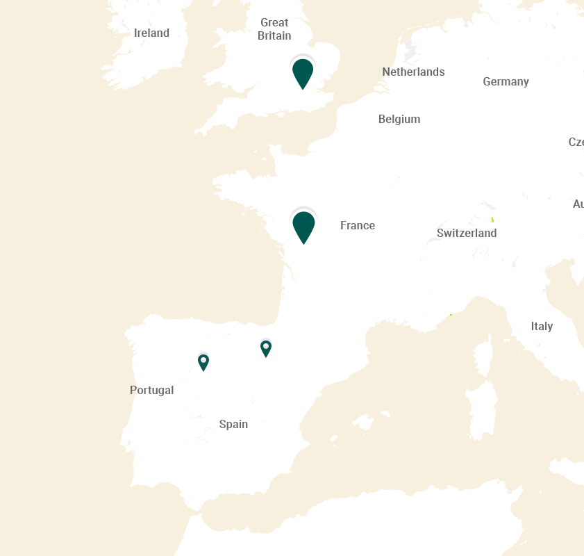 map europe snacks